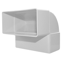 Kolano pionowe płaskie D/KPI 110x55 | 007-0222 Dospel