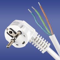 Przewód przylaczeniowy W-2 OMYżo 3x1,0 dł.1,5m biały | 51.921 Elektro-Plast Opatówek