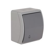 Łącznik dzwonek n/t IP44 VW 155-08, Koala, szary/grafitowy | 61.345 Elektro-Plast Opatówek