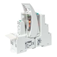 Przekaźnik Interfejsowy 4P 48V, 6A, IP20, PIR4-048AC-00LV | 855593 Relpol