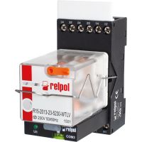 Przekaźnik czasowy wielofunkcyjny 60V, 10A, IP20, PIR152-060AC-00T | 855610 Relpol