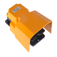 Wyłącznik nożny 200x100 1NO/1NC 15A aluminiowy czarny | FS\504 Spamel