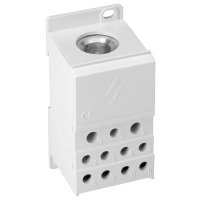 Blok rozdzielczy 1-biegunowy 400A 690V: wejście 1x95-185mm², wyjście 2x2,5-25+5x2,5-16+4x2,5-10mm² | 5ST2511 Siemens