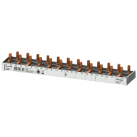 Szyna łączeniowa grzebieniowa 10 mm2, 4-faz., 12x (1-faz.+N), 218 mm | 5ST3673-0 Siemens