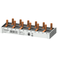 Szyna łączeniowa grzebieniowa 10 mm2, 4-faz., 6x (1-faz.+N), 113 mm | 5ST3673-6 Siemens