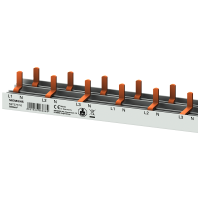 Szyna łączeniowa grzebieniowa 10 mm2, 4-faz., 40x (1-faz.+N+AUX), 1055 mm, z możliwością cięcia | 5ST3777-0 Siemens