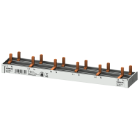 Szyna łączeniowa grzebieniowa kompaktowa 10mm2 przyłącze 3-bieg./N 6x AFDD 5SM6 + 6xurządz. kompakt. | 5ST3675-0 Siemens