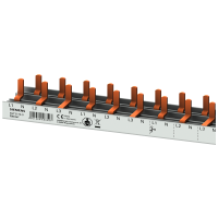 Szyna łączeniowa grzebieniowa 10 mm2, 4-faz., 60x (1-faz.+N), 1060 mm, z możliwością cięcia | 5ST3773-0 Siemens