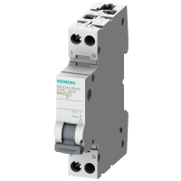 Wyłącznik instalacyjny przeciwpożarowy nadmiarowo-prądowy komb. 230V, 6kA, 1+N, C, 6A kompakt. 1DU | 5SV6016-7KK06 Siemens