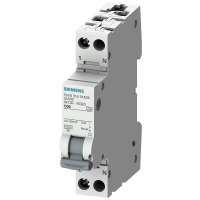 Wyłącznik przeciwpożarowy RCBOele kombi 230 V, 6 kA, 1+N, C, 13 A 30 mA, typ A, kompaktowy (1 DU) | 5SV6316-7KK13 Siemens