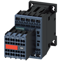 Stycznik,AC-3e,12A/5,5kW/400V,3-bieg.,AC110V/50Hz,120V/60Hz,2NO+2NC,przyłącze sprężynowe | 3RT2017-2AK64-3MA0 Siemens