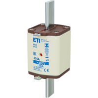 Wkładka bezpiecznikowa (topikowa) NH2/I 315A gG 400V zwłoczna / Zaczepy izolowane | 004195122 Eti