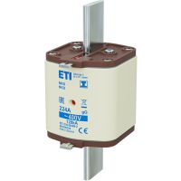 Wkładka bezpiecznikowa (topikowa) NH3/I 224A gG 400V zwłoczna / Zaczepy izolowane | 004196124 Eti