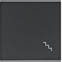 Klawisz z symbolem „Schody”, czarny, lumina | WL6033 Hager