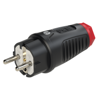 Wtyczka przenośna gumowa Uni-Schuko 16A 2P+Z 230V IP54, Taurus2 | 0521-SR PCE