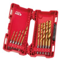 Wiertła do metalu SWave HSS-G Tin - zestaw 10 szt. | 48894759 Milwaukee