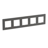 Ramka pięciokrotna 5x- kolor stalowy Niloe Step | 863495 Legrand