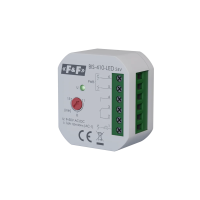 Przekaźnik bistabilny, p/t z wyłącznikiem czasowym, do podświetlanych przycisków 24V | BIS-410-LED-24V F&F