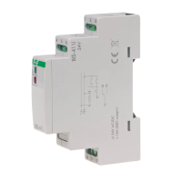 Przekaźnik bistabilny, na szynę DIN, z przekaźnikiem inrush 160A/20ms 24V | BIS-411-LED-24V F&F