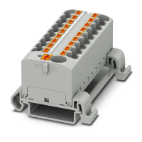 Blok rozdzielacza PTFIX 10/18X4-NS35A GY | 3273768 Phoenix Contact