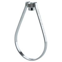 Wieszak pętlowy z regulacją wysokości, 1 1/4" rury, 32 DN, 43mm OD, M8 Pręt, FCS0125M8 | 597964 Erico