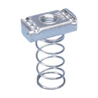 Nakrętka do profilu strut ze sprężyną, profil typu A, stal, EG, M10 pręta, 8mm, SPRAM10EG | 315105 Erico