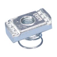 Nakrętka do profilu strut ze sprężyną, profil typu C, S316, M6 pręta, SPRCM6S6 | 315210 Erico
