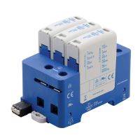 Wzmocniona ochrona przeciwprzepięciowa na szynę  DIN EDT2, klasa II, tryb 3+0, 2 | EDT230030R Erico