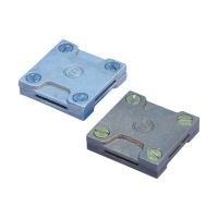 Kwadratowa klamra do taśmy, mosiądz, 25x3mm Tape, 54mmx13mmx54mm | 711410 Erico