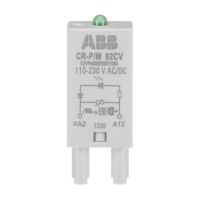 Moduł LED zielony z sygnalizacją zasilania cewki i warystorem, 110-230V AC/DC, CR-P/M 92 CV | 1SVR405655R1100 ABB