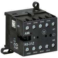 Stycznik pomocniczy AC-15 3A 4P (3NO+1NC), 220-240V AC, K6-31Z-80, zaciski śrubowe | GJH1211001R8310 ABB