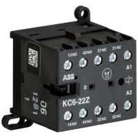 Stycznik pomocniczy AC-15 3A 4P (2NO+2NC), 24V DC, KC6-22Z-01, zaciski śrubowe | GJH1213001R0221 ABB