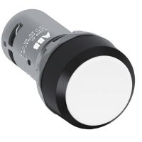 Przycisk monostabilny wklęsły 1NO CP1-10W-10, biały | 1SFA619100R1015 ABB