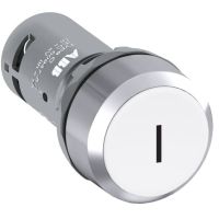 Przycisk monostabilny wklęsły 1NO biały CP11-30W-10 | 1SFA619110R3015 ABB