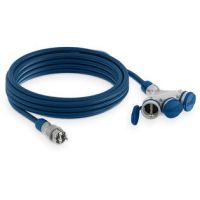 Przedłużacz budowlany 3gniazdowy, SCHUKO, IP44, 16A , HO7BQ-F, 3x1,5, 25m, niebieski | W-01201 Plastrol