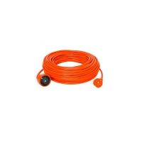 Przedłużacz jednogniazdowy, IP20, 10A H03VV 2x1, 20m, pomarańczowy PO-ST/20M/2X1/OMY | W-01528 Plastrol