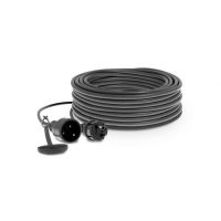 Przedłużacz jednogniazdowy warszatatowy PROFESSIONAL, IP44 16A H05RR-F 3X1,5, 20m, czarny | W-97022 Plastrol
