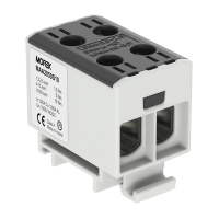 Zacisk uniwersalny, złączka OTL50-2 czarna, 2xAl/Cu 1,5-50mm2 1000V, MAA2050S10 | MAA2050S10 Morek