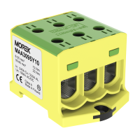 Zacisk uniwersalny, złączka OTL95-3 żółto-zielony 3xAl/Cu 6-95mm2 1000V MAA3095Y10 | MAA3095Y10 Morek