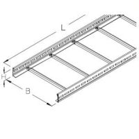 Drabinka kablowa, wysokość 60 mm LG 60-40-3S (3m) | LG 60-40-3S El-Puk