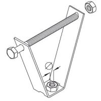 Uchwyt do blachy trapezowej TBS 8S | TBS 8S El-Puk