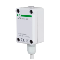 Automat zmierzchowy z wewnętrznym czujnikiem światłoczułym do załączania oświetlenia LED | AZH-MINI-LED F&F