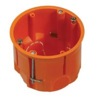 Puszka p/t PK60 LUX 68x60mm, głęboka, IP30, pomarańczowa | A.0044LP Pawbol