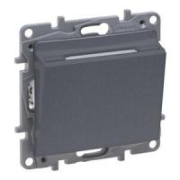 Łącznik hotelowy stal, Niloe Selection | 762386 Legrand