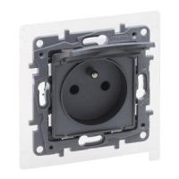 Gniazdo 2P+Z, IP44 16A, 250V, z przesłoną, zaciski śrubowe stal, Niloe Selection | 762337 Legrand