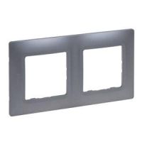 Ramka podwójna stal, Niloe Selection | 762052 Legrand