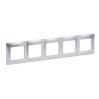Ramka pięciokrotna aluminium, Niloe Selection | 762015 Legrand