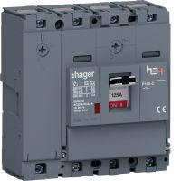 Rozłącznik mocy h3+ P160 4P 125A | HCS126AC Hager