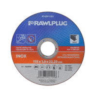 Tarcza korundowa Rawlplug RT-CDI-125/1 do cięcia stali nierdzewnej 125x1,0x22,23mm | RT-CDI-125/1 Rawlplug