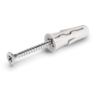 Kołek uniwersalny UNO Rawlplug UNO-10+540 10 mm z wkrętem 5,0x40 mm (100 szt.) – do podłoży pełnych  | UNO-10+540 Rawlplug